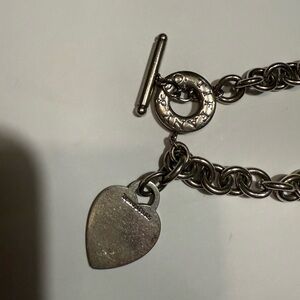 Tiffany & Co Heart Tag Toggle Silver Necklace